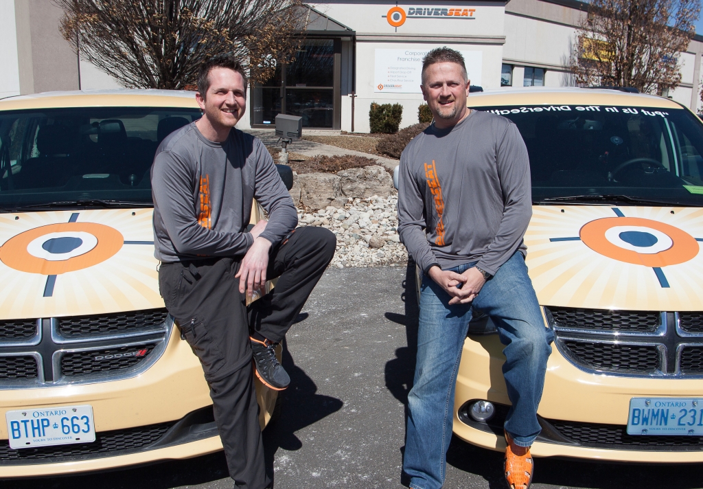 Driverseat Co-founders Brian and Luke Bazely