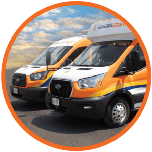 Driverseat Kitchener East has shuttles that can be customized for any event like baseball basketball hockey football lacrosse and any other sport